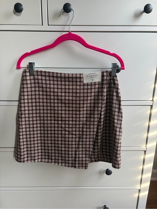 Abercrombie & Fitch Dresses & Skirts - The A&F Scarlett Linen-Blend Wrap
Mini Skort